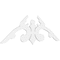 Ekena Millwork Pitch Milton Architectural Grade PVC Gable Pediment, 72"W x 27"H x 1"P (9/12) GPP072X027X100MIL - alternate 1